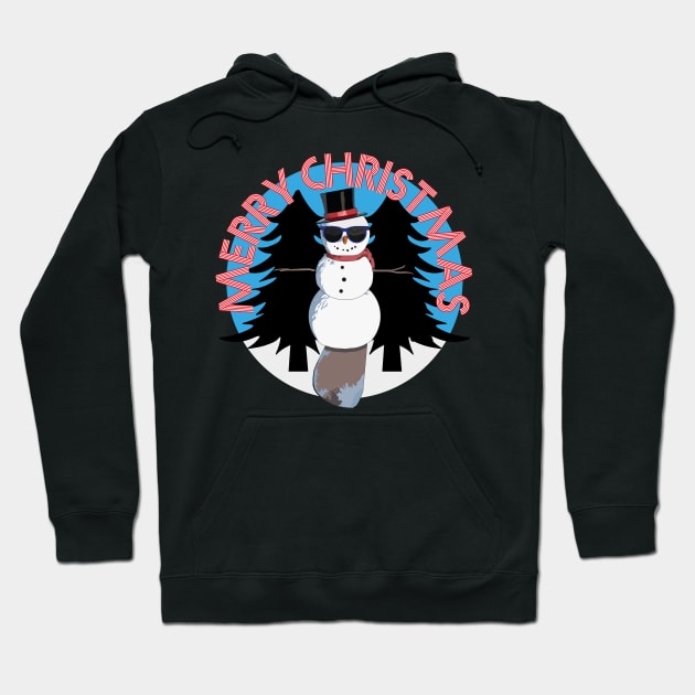 Snowman Hoodie by GilbertoMS